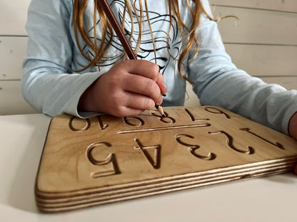 Montessori Zahlenverfolgungsspielzeug
