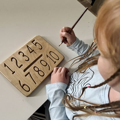 Montessori Zahlenverfolgungsspielzeug