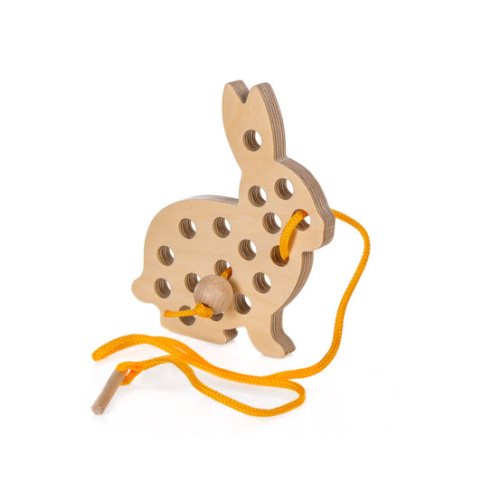 🎁 Free gift: lacing bunny toy in waxed color