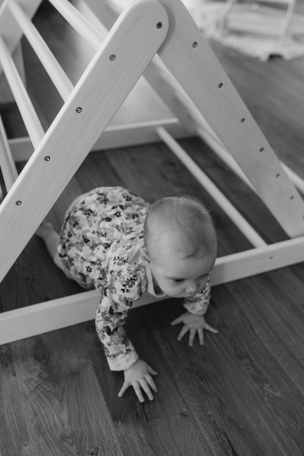 Toddler climbing 