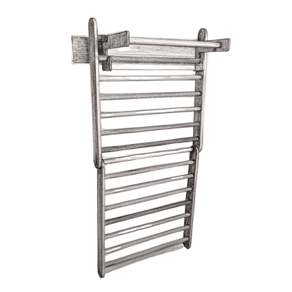 Wall mount climbing triangle size