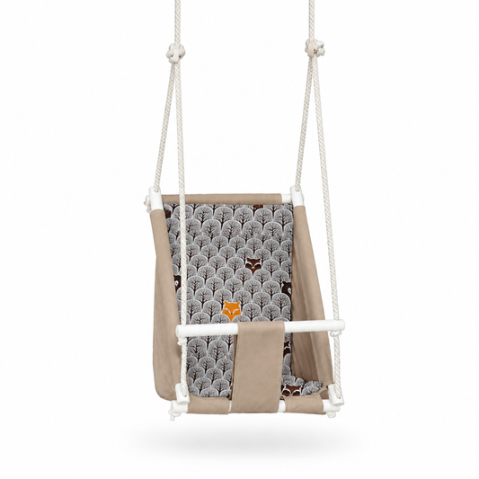 Wooden swing seat for kids
