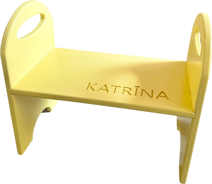 Yellow-personalized-step-stool
