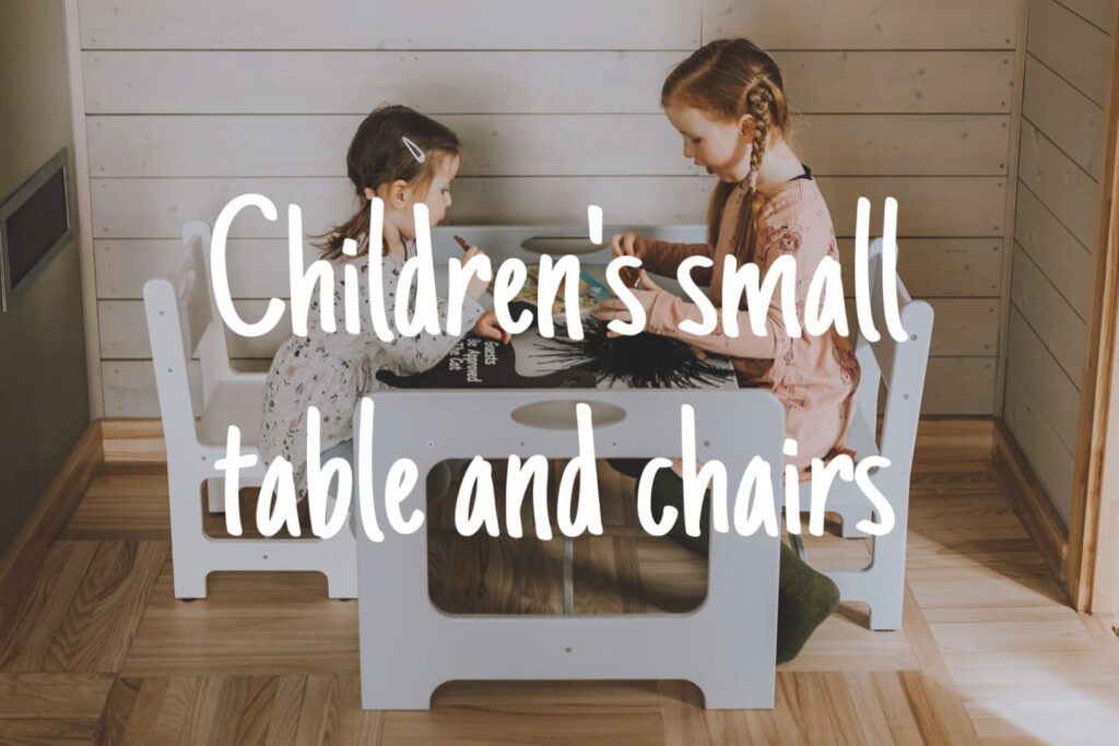 Children's small table and chairs. Photo taken for the joyofnaturelv.com website.